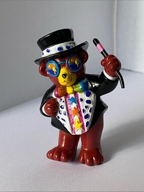 Lisa Frank Rainbow Hollywood Bear PVC Figure